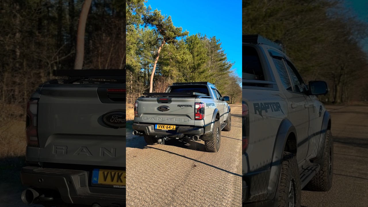 First ever straightpipe 2024 ford ranger raptor!! 3.0 v6 #ford #fordraptor #fordraptor2023