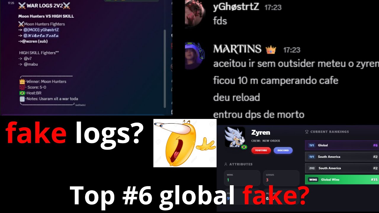 Zyren: Fake Top 6 Global? Exposing Moon Hunters Fake Logs