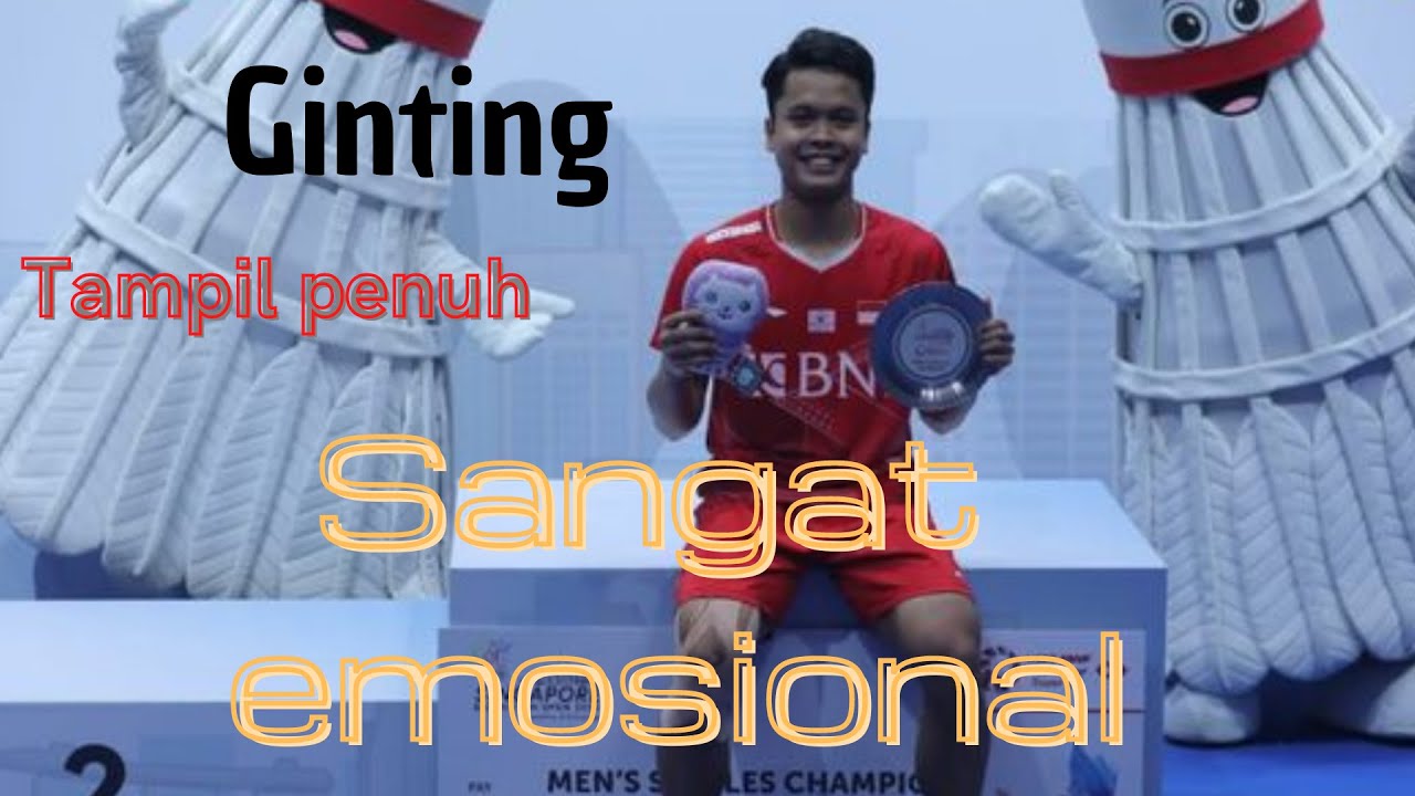 Antony Ginting Indonesia vsKodai Naraoka Japan Singapore open 2022