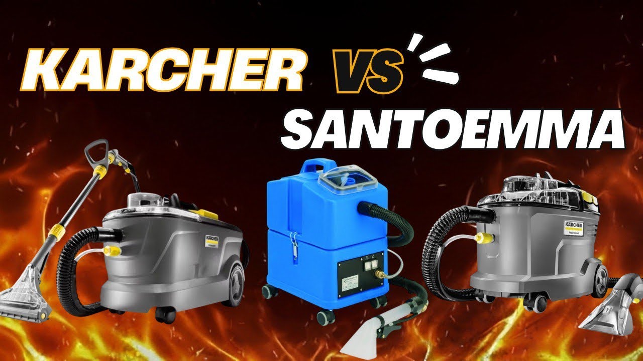 Karcher vs Santoemma &mdash; Тест и Обзор. TOP-3 лучших моющих пылесосов для начала.