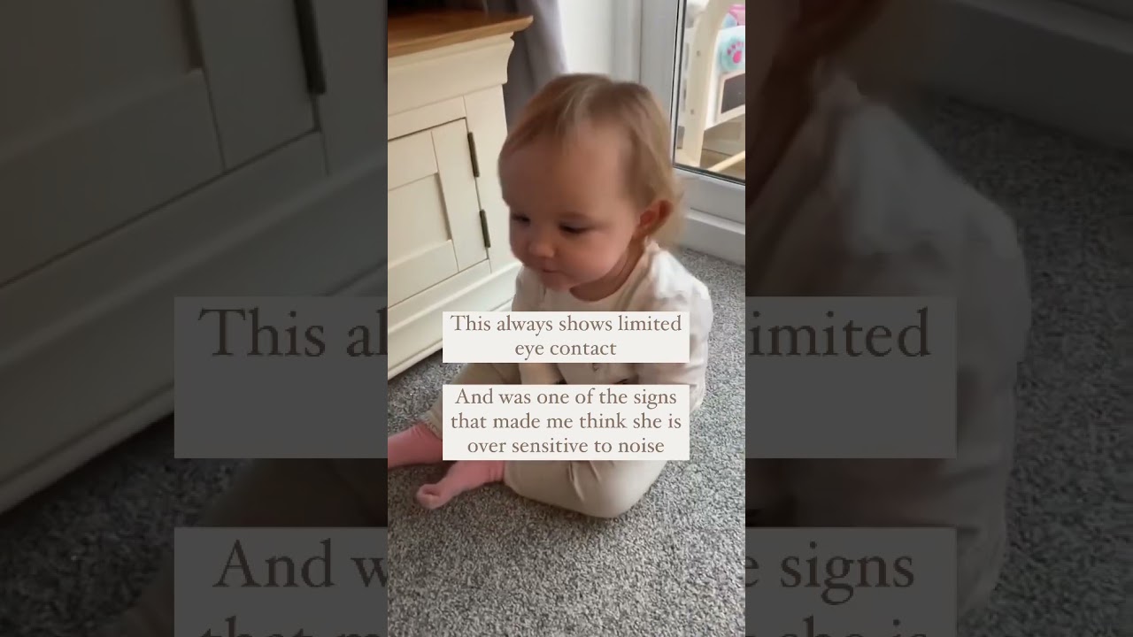 Early sound sensitivity in my autistic daughter. #earlysignsofautism #autismacceptance #asd #sensory