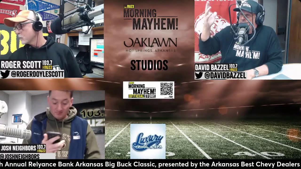 MORNING MAYHEM LIVE FROM THE OAKLAWN HOT SPRINGS STUDIOS