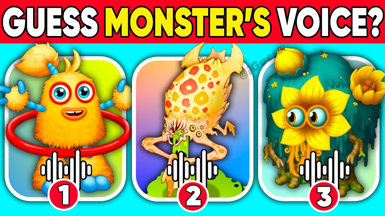 Guess The Monster's Voice | My Singing Monsters | Baby Hoola, Oogiddy, Baby Gnarls