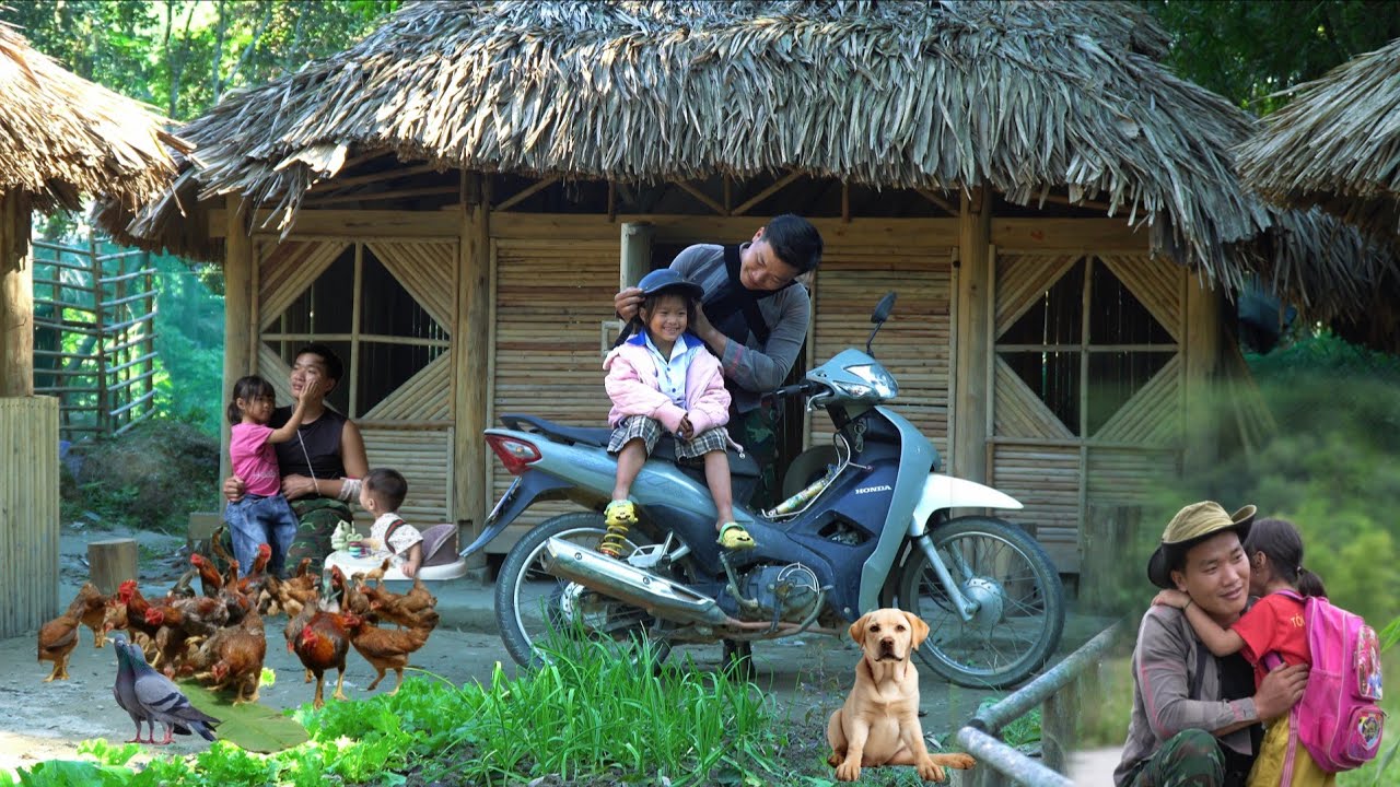 “Sunshine on Father's Shoulders: A Beautiful Day for a Poor But Loving Family”