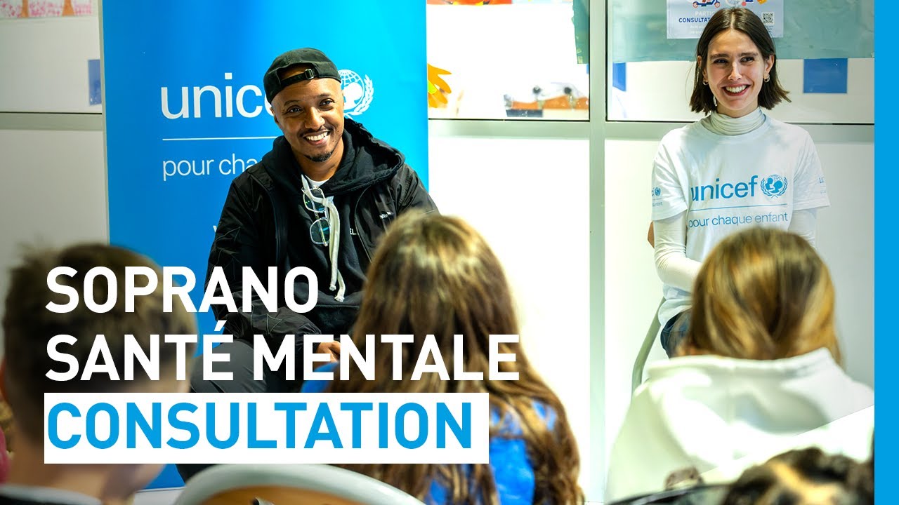 Soprano parle sant&eacute; mentale avec des &eacute;l&egrave;ves &agrave; Marseille | UNICEF France