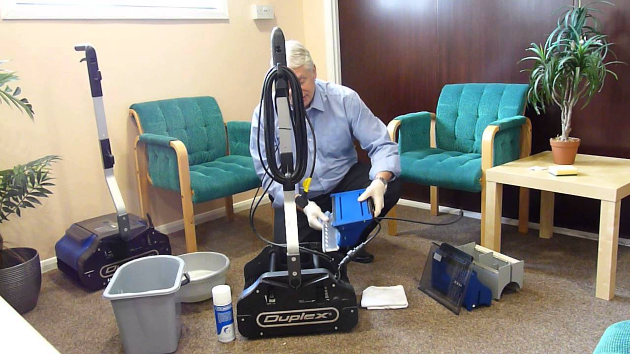 Duplex cleaning the machine