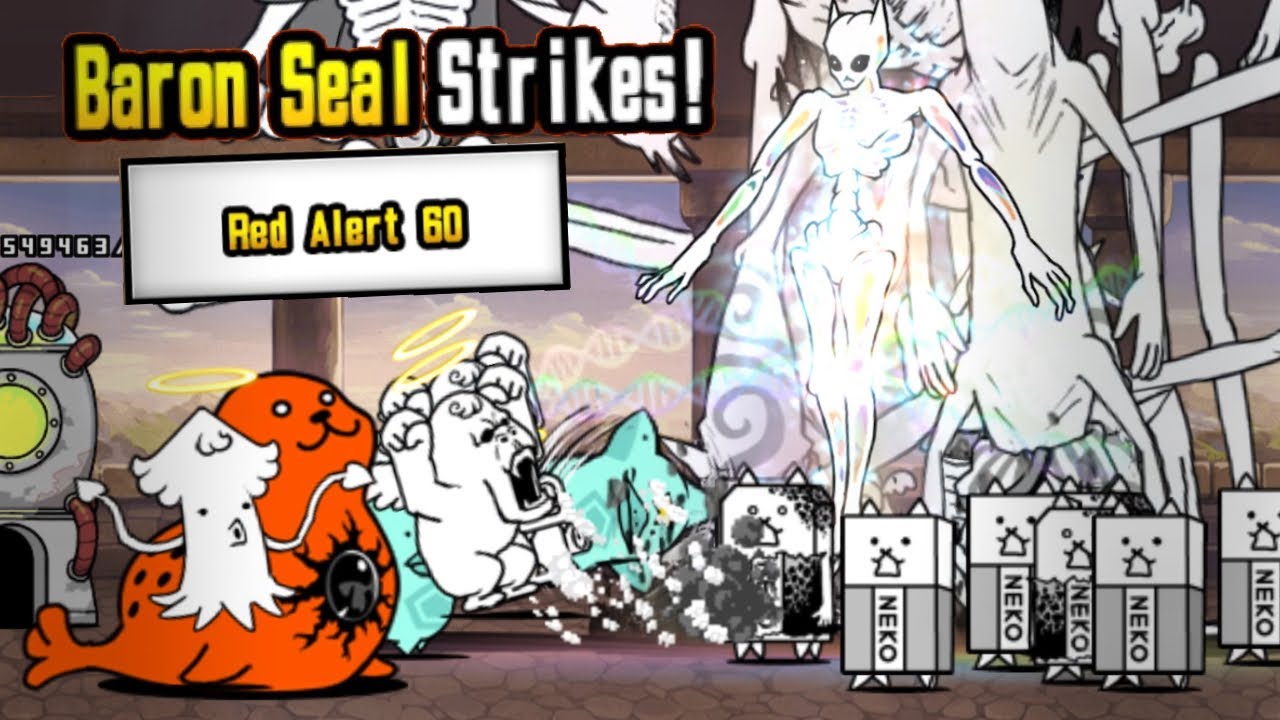 Battle Cats | Can ALL Nekolugas defeat Baron Seal? (Level 60)