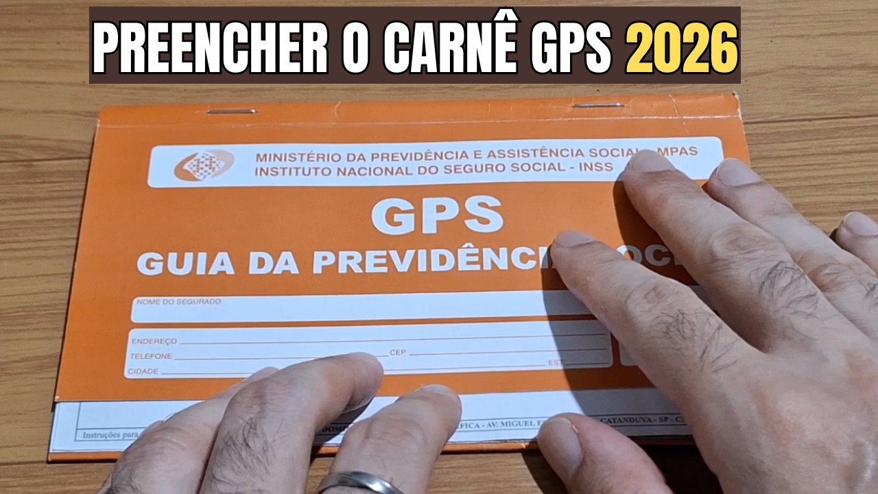 Como PREENCHER o CARNÊ GPS do INSS 2026 de FORMA CORRETA