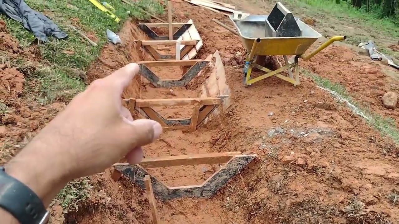 CANALETA TRAPEZOIDAL COMO FAZER 🤔🏗️👷 parte 1