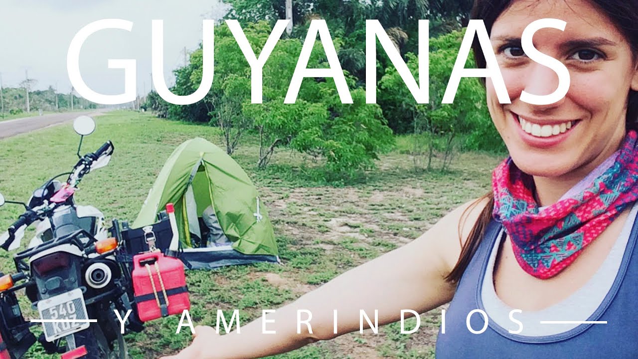Cruzar las GUYANAS Y SURINAME EN MOTO entre amerindios 💫🌎🏍️💨😱