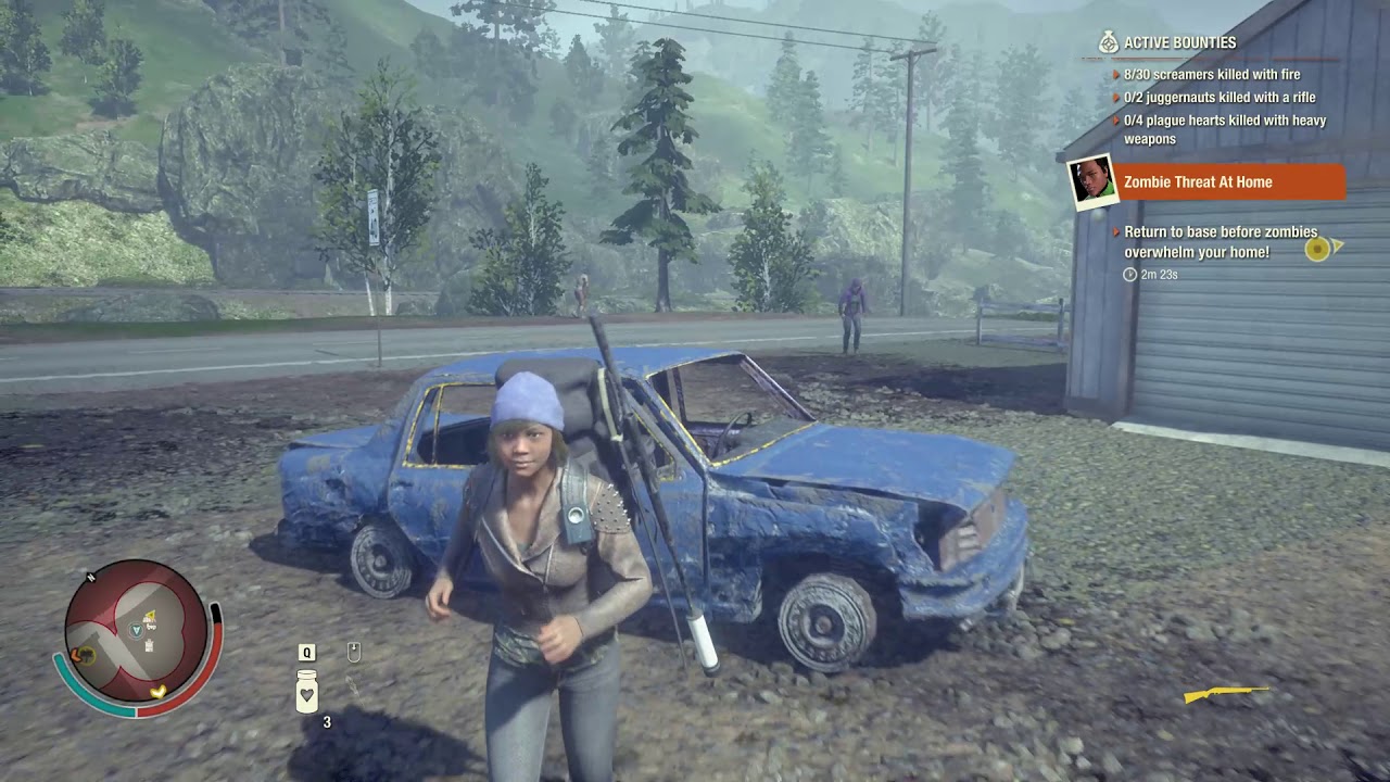 StateOfDecay2  bugggggged vehicle