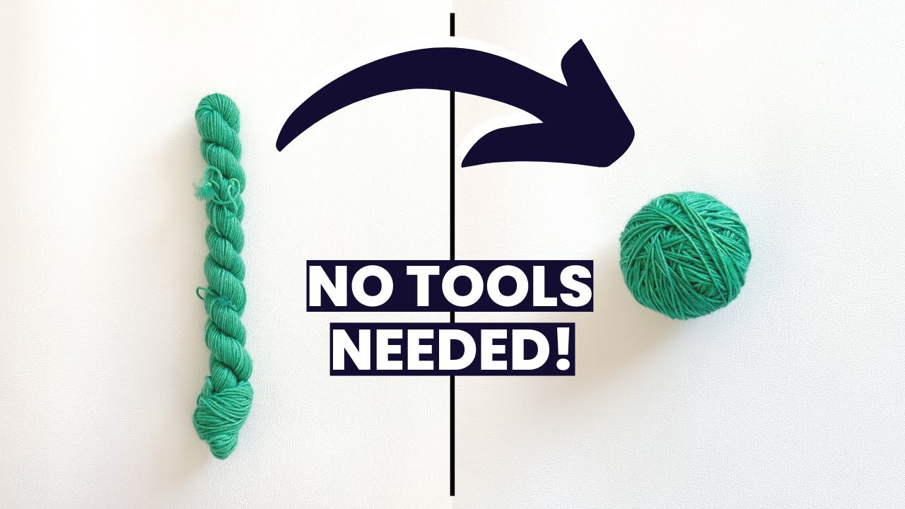 How to Hand Wind a Mini Skein! | Knitty Natty