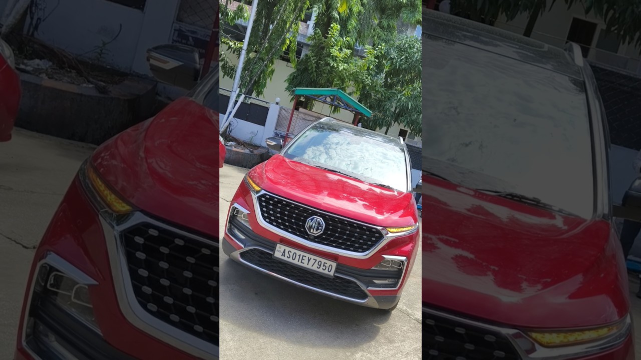 MG Hector Sharp PRO CVT(Red) Petrol AMT 2021, 39416km. For More Update Contact:- +918822133346.