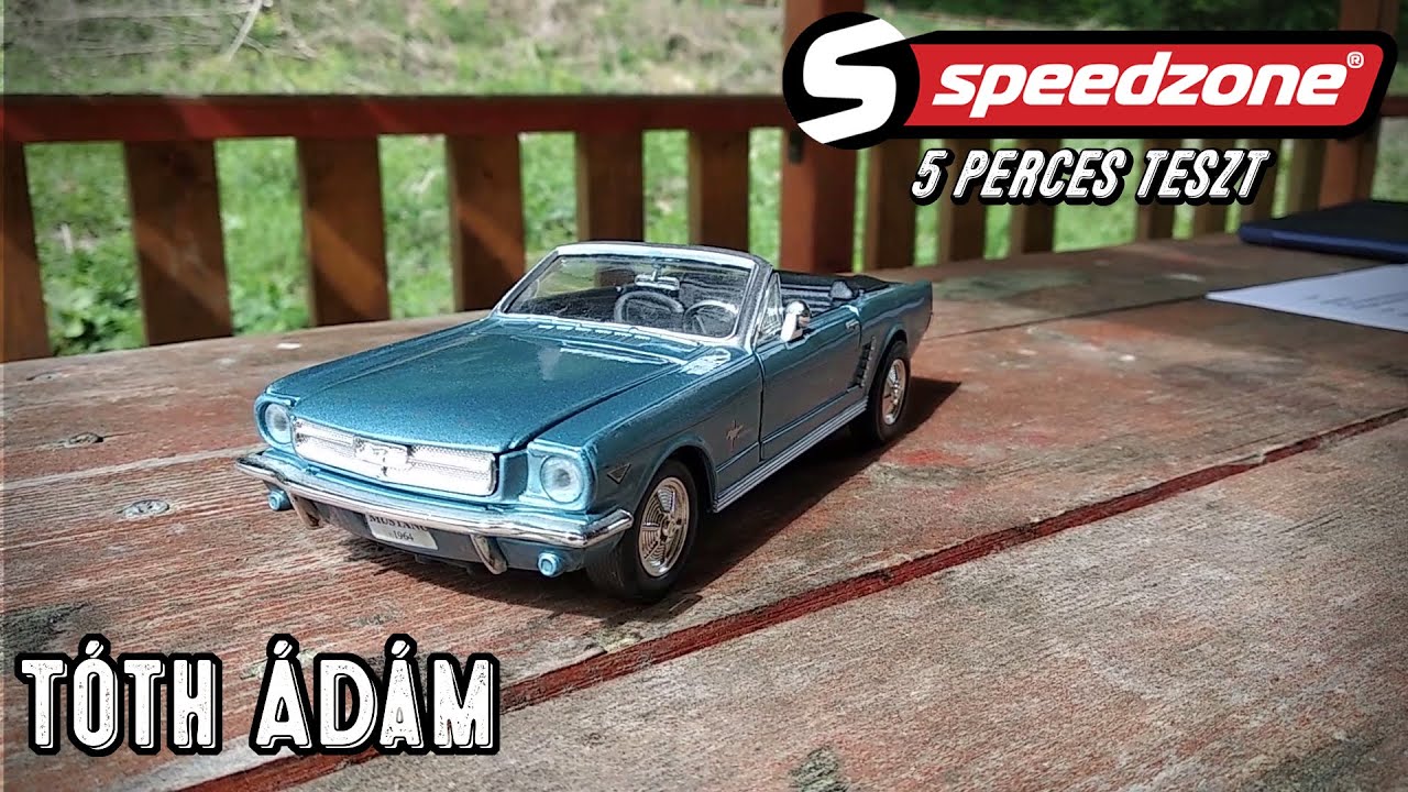 Speedzone 5 perces teszt: Tóth Ádám - Ford Mustáng modellautó