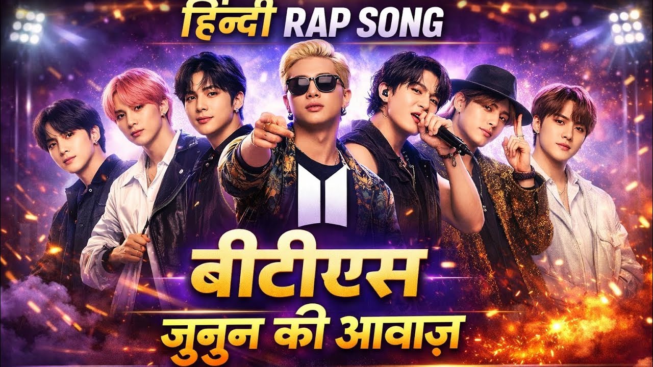 BTS Hindi Rap Song BTS Army Hindi Rap Junoon Ki Awaaz BTS Rap in Hindi 2026 #btsarmy #trending #bts 