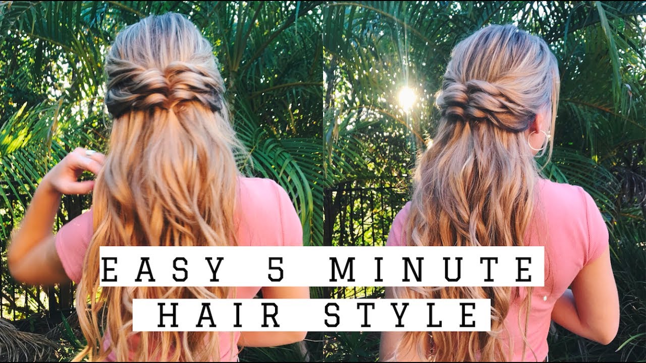 MY 5 MINUTE GO TO HAIRSTYLE | #RSSAU |  Sass & Braids