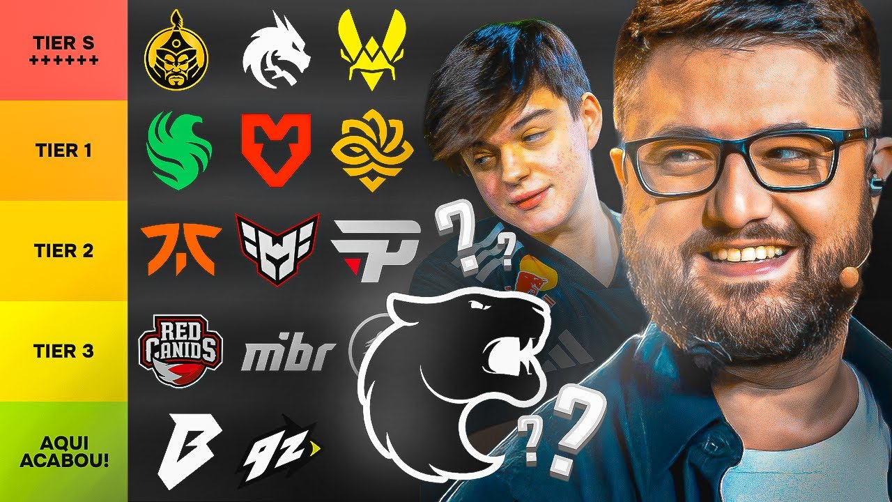 TIERLIST! RANKING MUNDIAL DE CS2 - OUTUBRO 2025