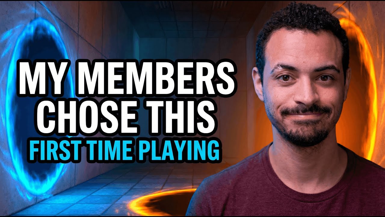 My Members CHOSE This Game... | Portal Blind Playthrough (Portrait)