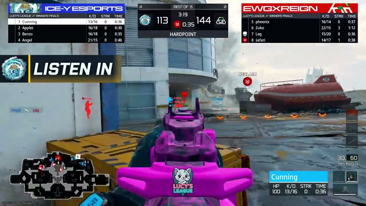 EWG Reign vs ICE-Y eSports - Lucy's League Playoffs - Purrstige Division - Winners Finals