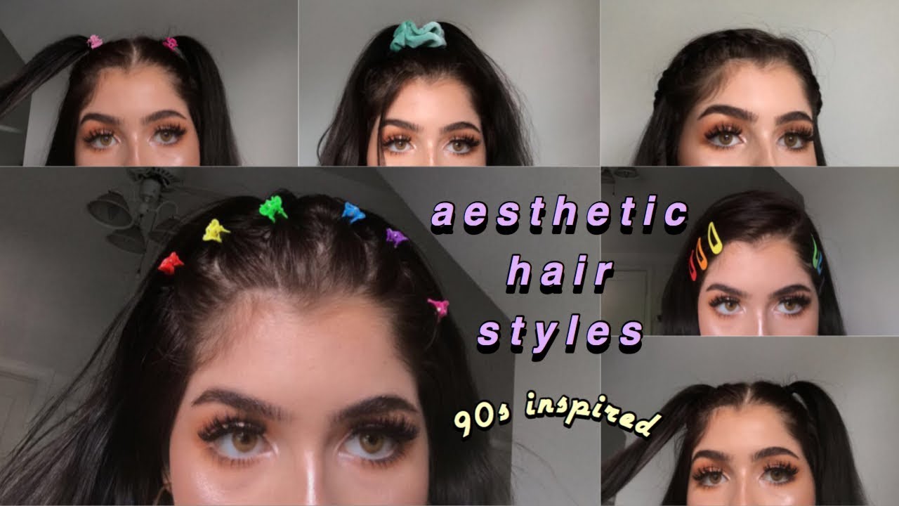 90s INSPIRED AESTHETIC HAIRSTYLES | Emma Donado