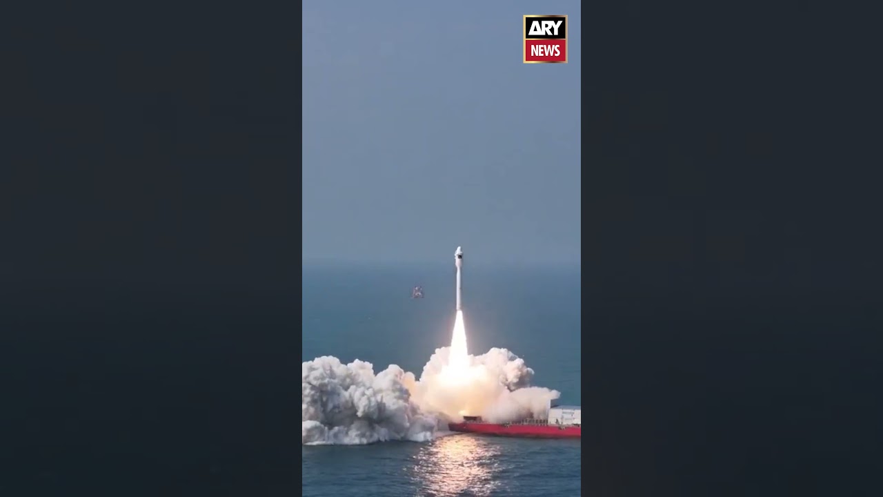 Pakistan expands space capabilities with successful EO-2 satellite launch #sparco #shorts #arynews