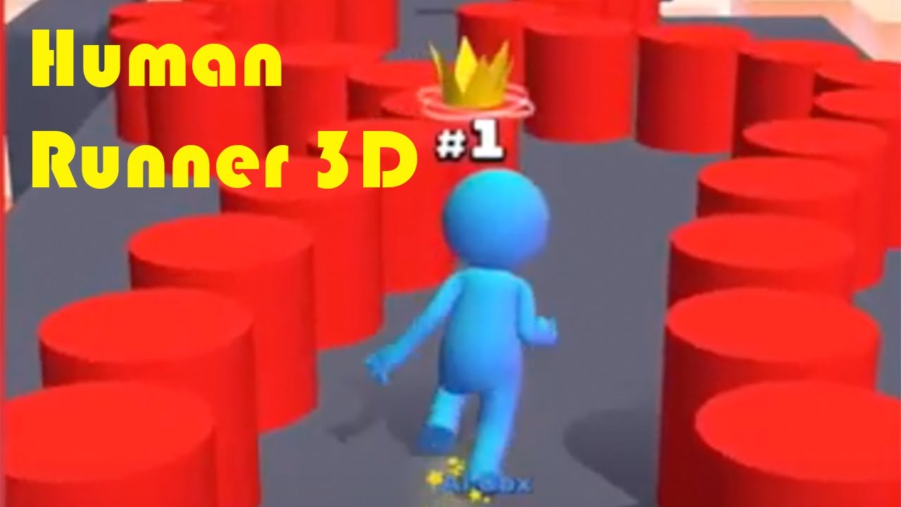 🏃&zwj;♂️HUMAN RUNNER 3D👑ALL 1-20 LEVEL🔥VooDoo GamePlay🥳Run Walkthrough🎼Synthwave🎧(iOS)