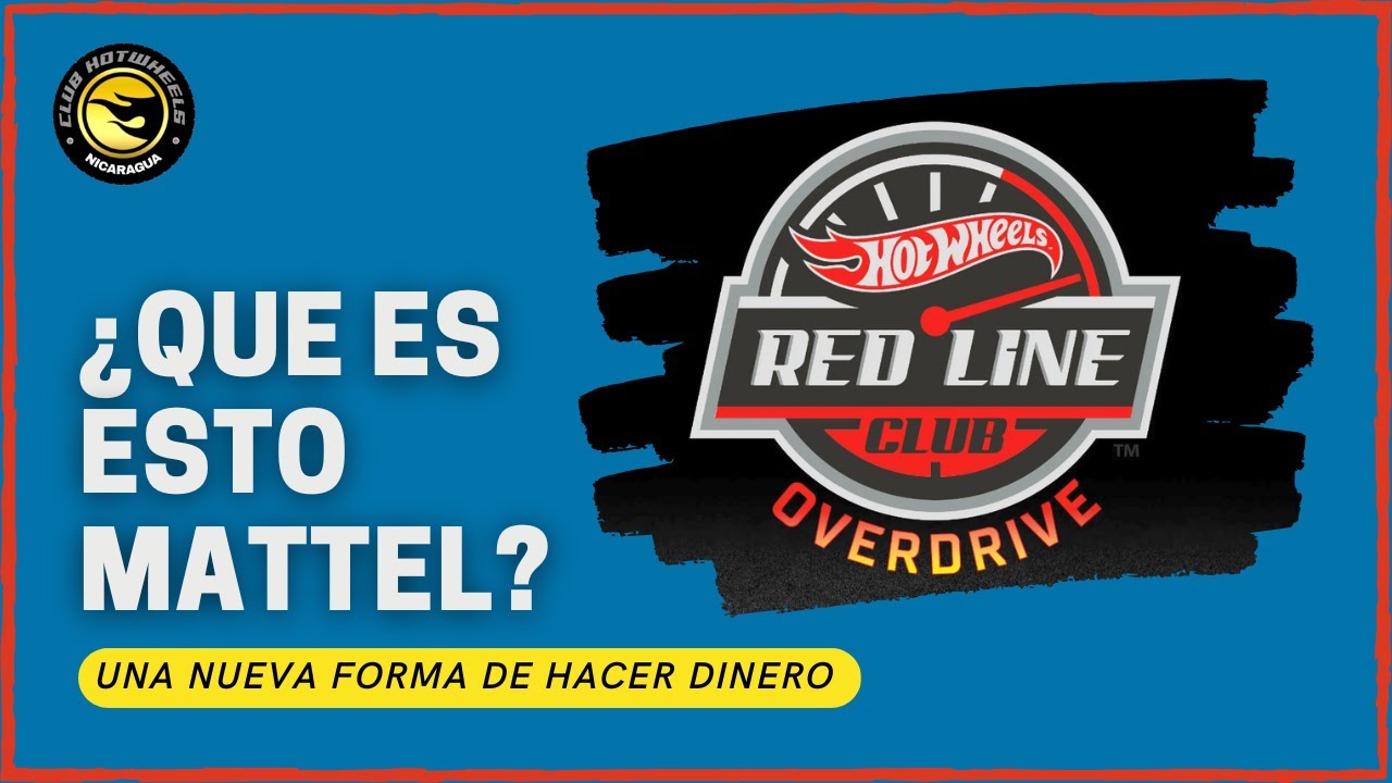 Mattel Red Line Club OverDrive - ¿Que es y Para Que Sirve? - Te Lo Explico Todo