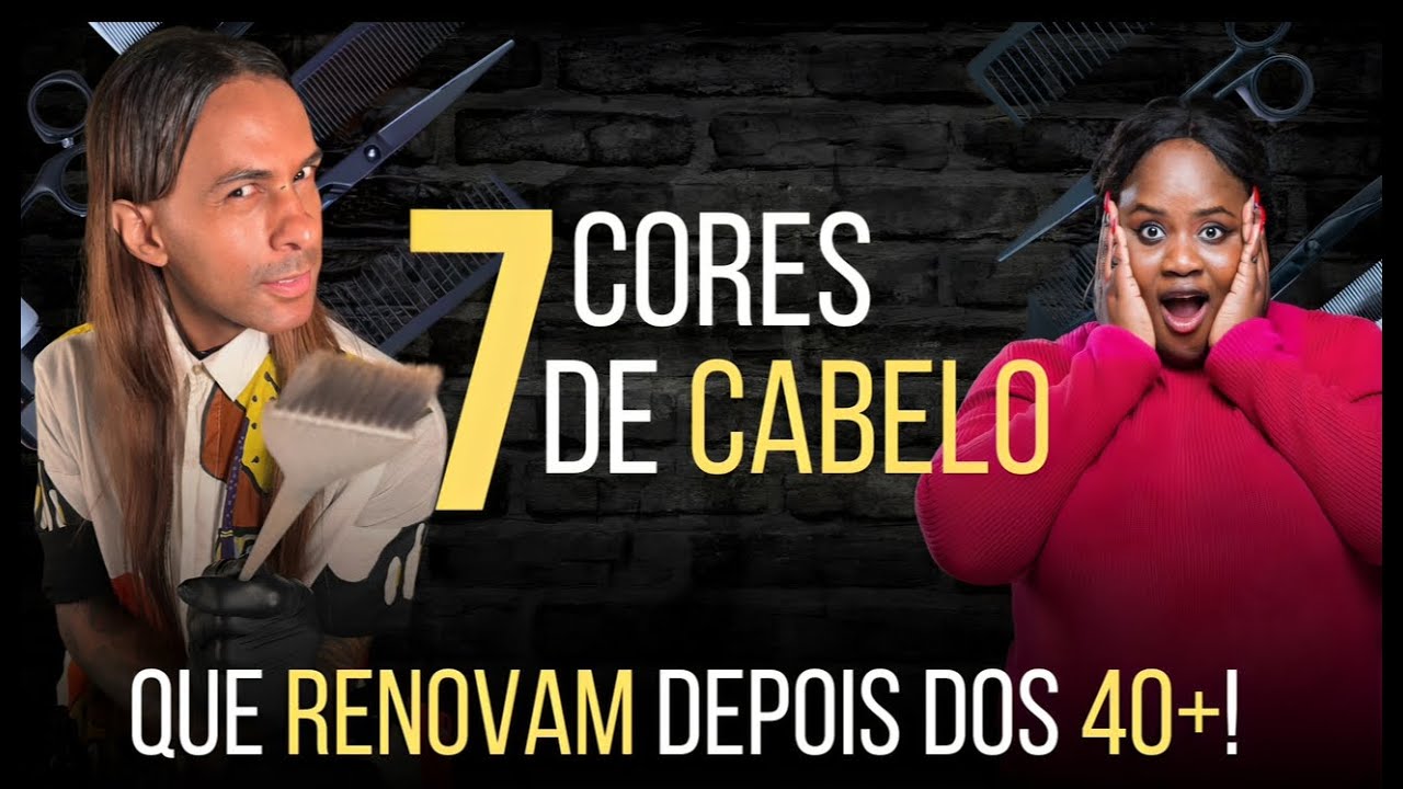 7 Cores de Cabelo que Rejuvenescem aos 40+ e Como Escolher a Sua! #dicascabelo #cabelos