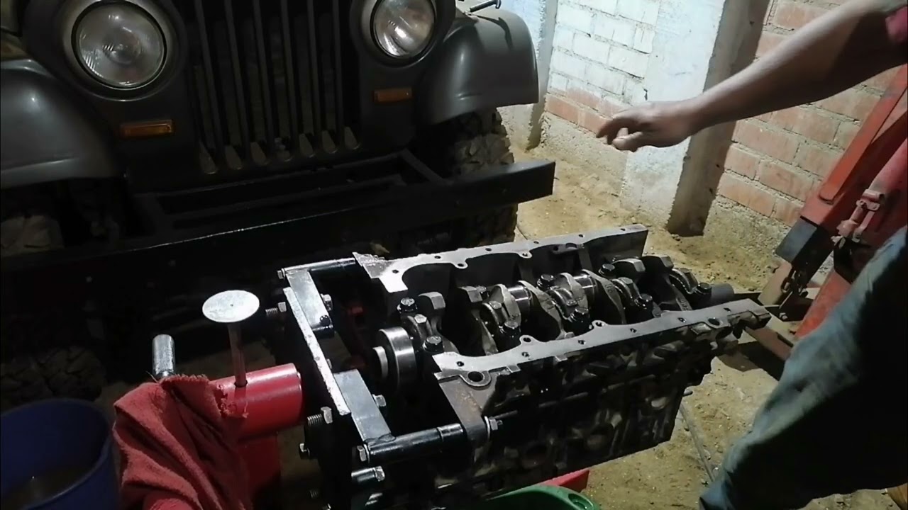 Armado de motor Wingle 5 rotura de biela y fisura cigüeñal motor 4Y ajuste y torque
