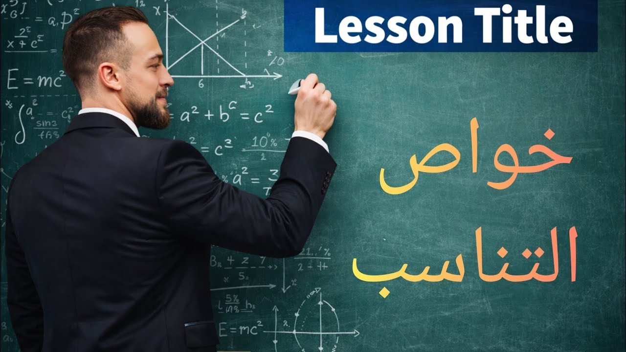 التناسب وخواصه _ تاسع
