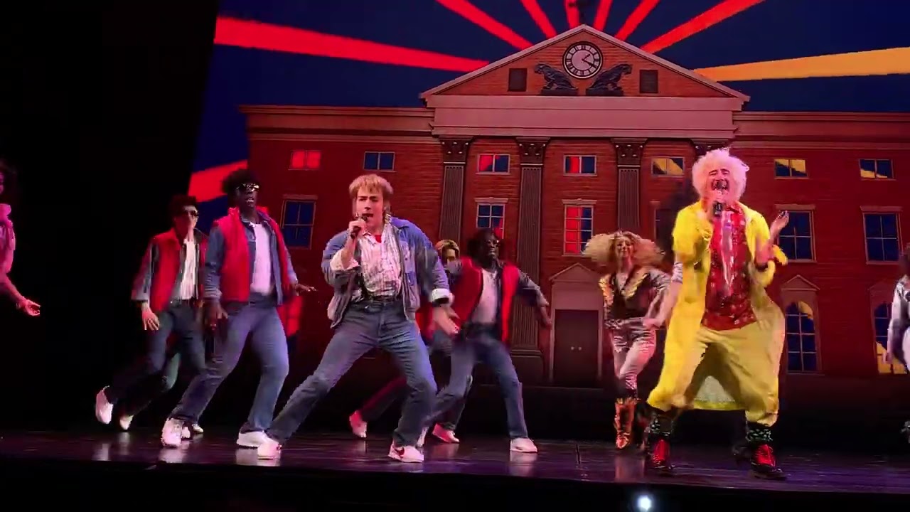 Back to the future the musical @ the Broward center 2/15/26 Ft. Lauderdale Florida curtain call 