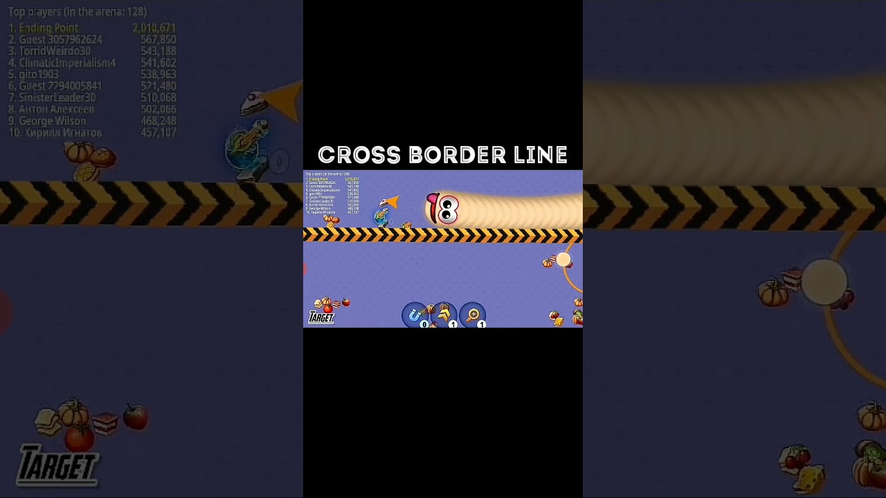 How  to Cross Line in WormsZone.io | Coin Hack - Tips & Tricks