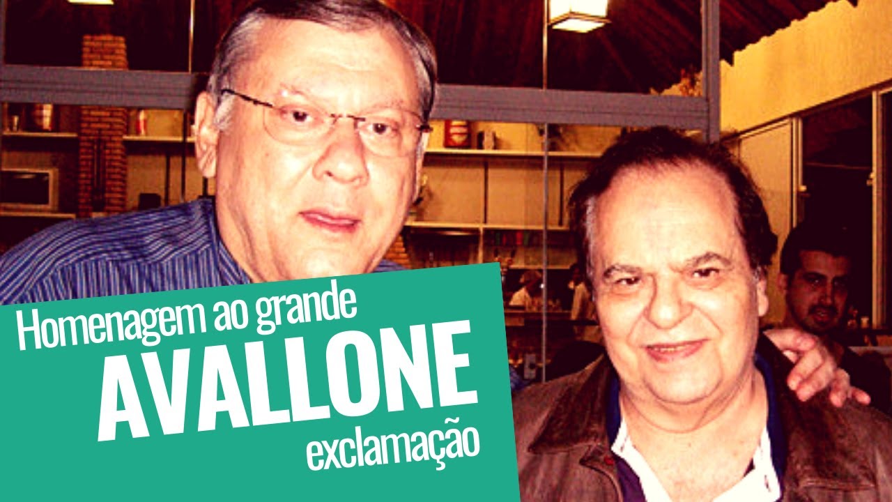 HOMENAGEM AO GRANDE AVALLONE EXCLAMAÇÃO | CANAL DO MILTON NEVES