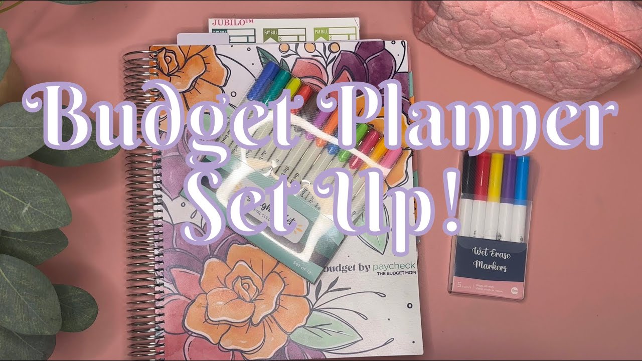 THE BUDGET MOM BUDGET BY PAYCHECK WORKBOOK | BUDGET PLANNER SET UP!
