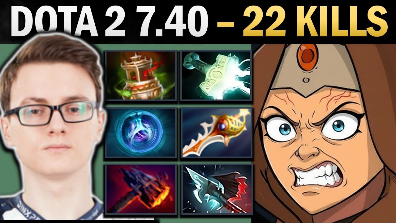 Мирана — профессиональный керри с 22 убийствами и Рапирой — геймплей Dota 2.