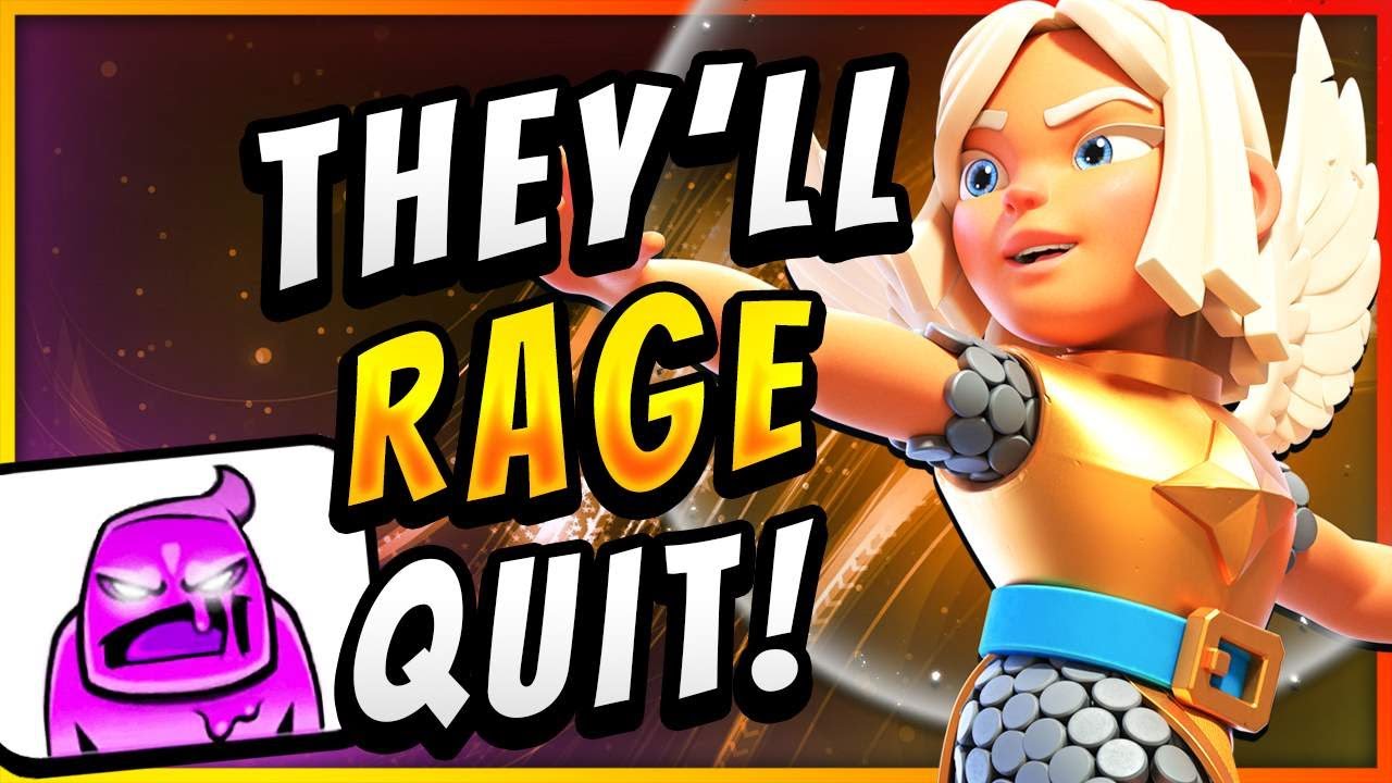 WINNING BECAUSE of EMOTES in CLASH ROYALE 🤣