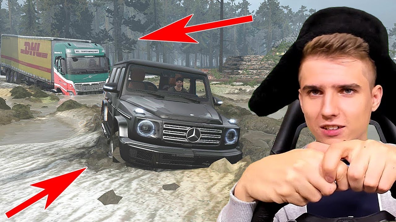 ВЛАДЕЛЕЦ ФУРЫ ПЫТАЛСЯ ЕЁ СПАСТИ В ДЕРЕВНЕ - SPINTIRES MUDRUNNER