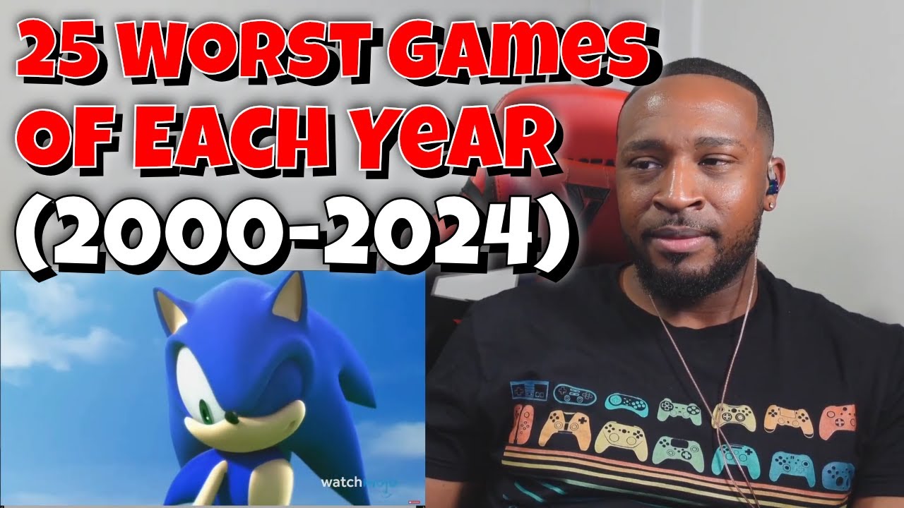 DaVinci REACTS | 25 Worst Video Games of Each Year (2000 - 2024)  REACTION
