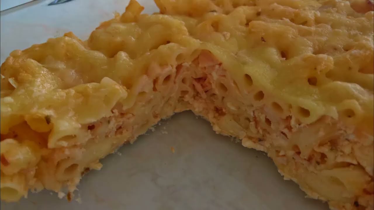 Zapečene pica makarone/Brz i ukusan obrok