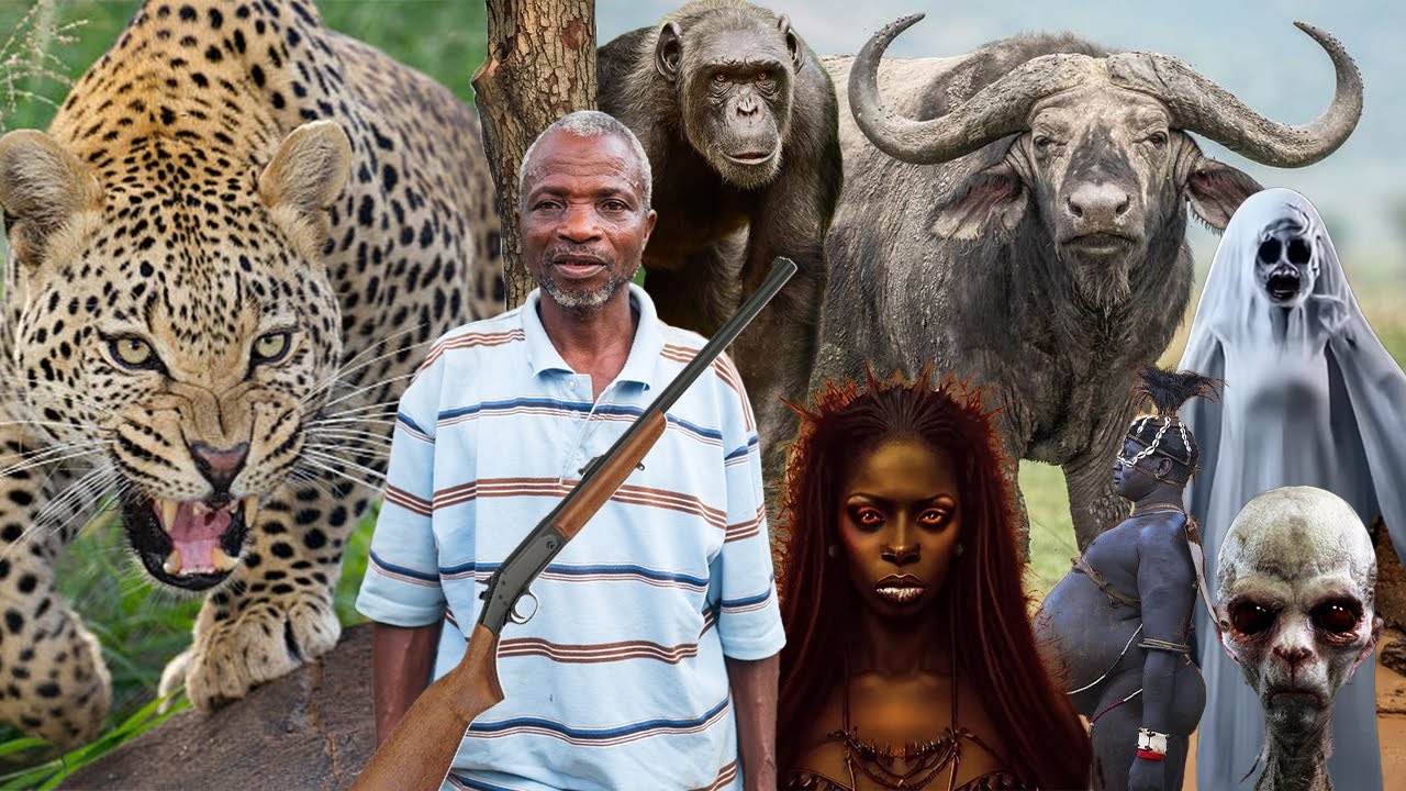 Eei😒WONDERS, I met a Giant man with plenty hair, long nails and big eyes in de deep forest at night