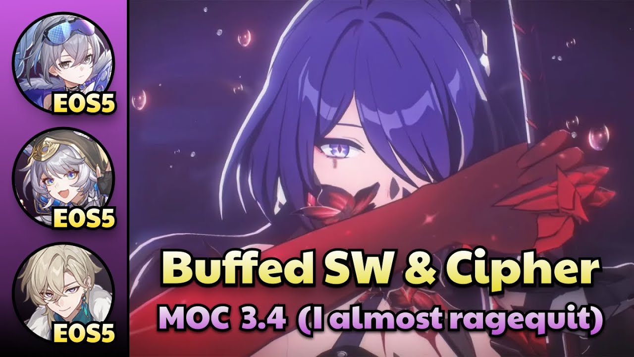 [Request] E0S1 Acheron x E0S5 buffed Silver Wolf x E0S5 Cipher | MOC 3.4