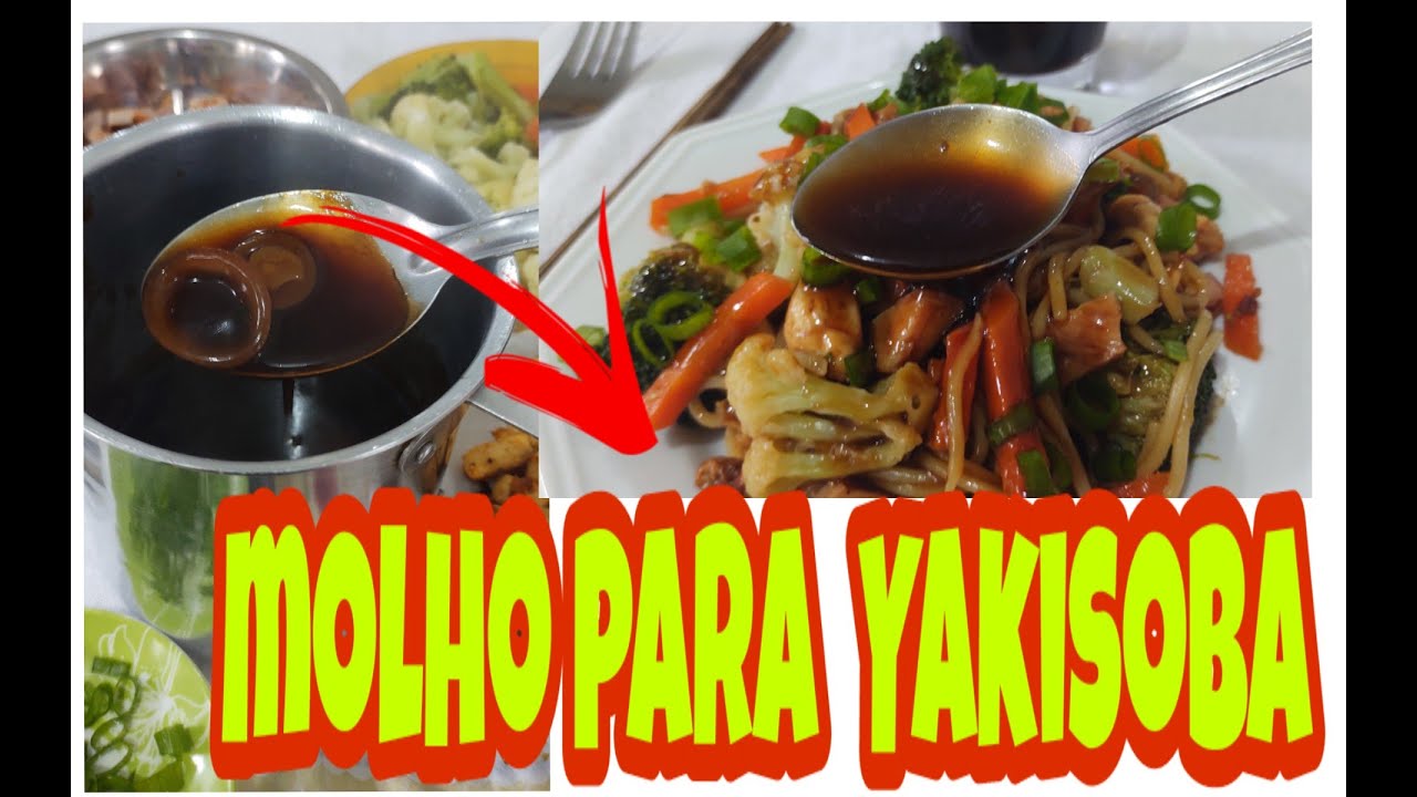COMO fazer MOLHO para YAKISOBA SIMPLES e DELICIOSO 😋 @Opulodogatonacozinha