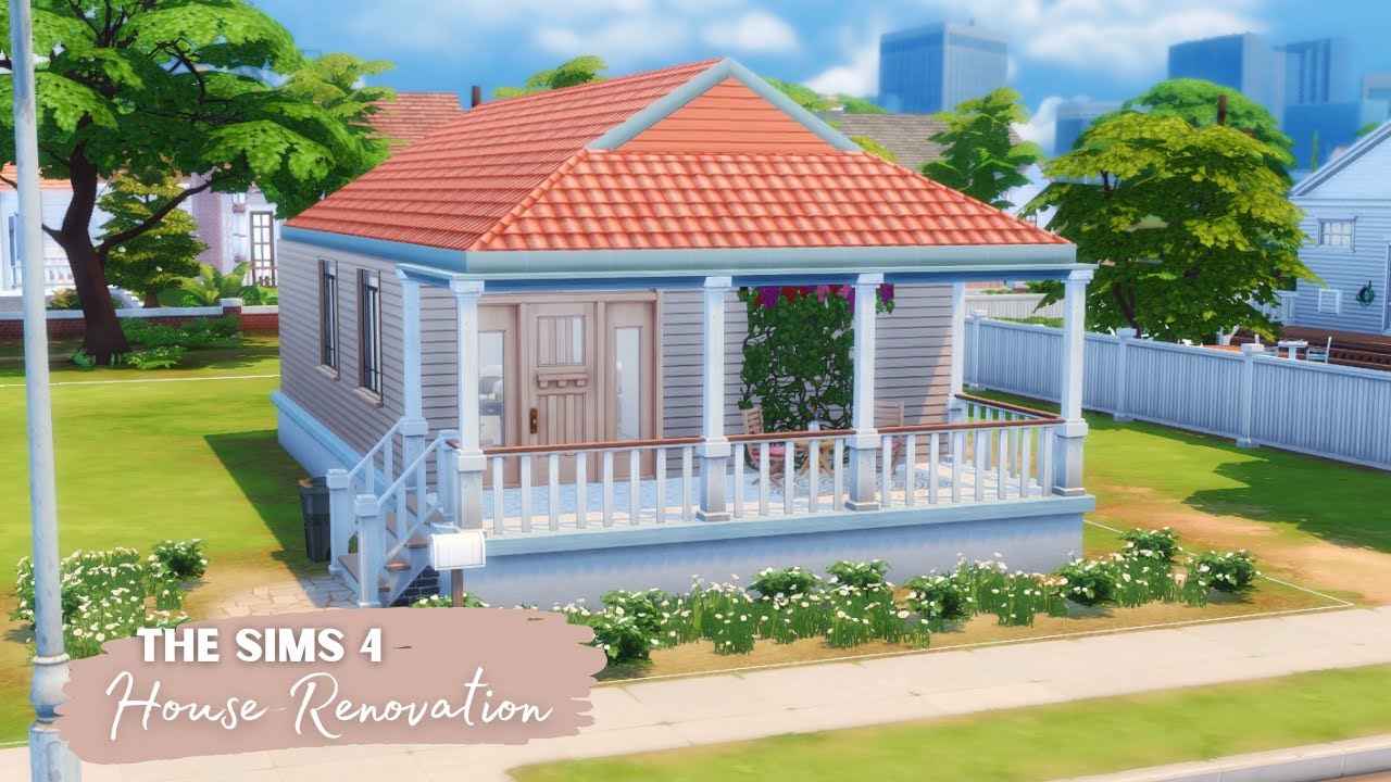 The Sims 4 Speed Build | House Renovation | No CC | ASMR Speedbuild