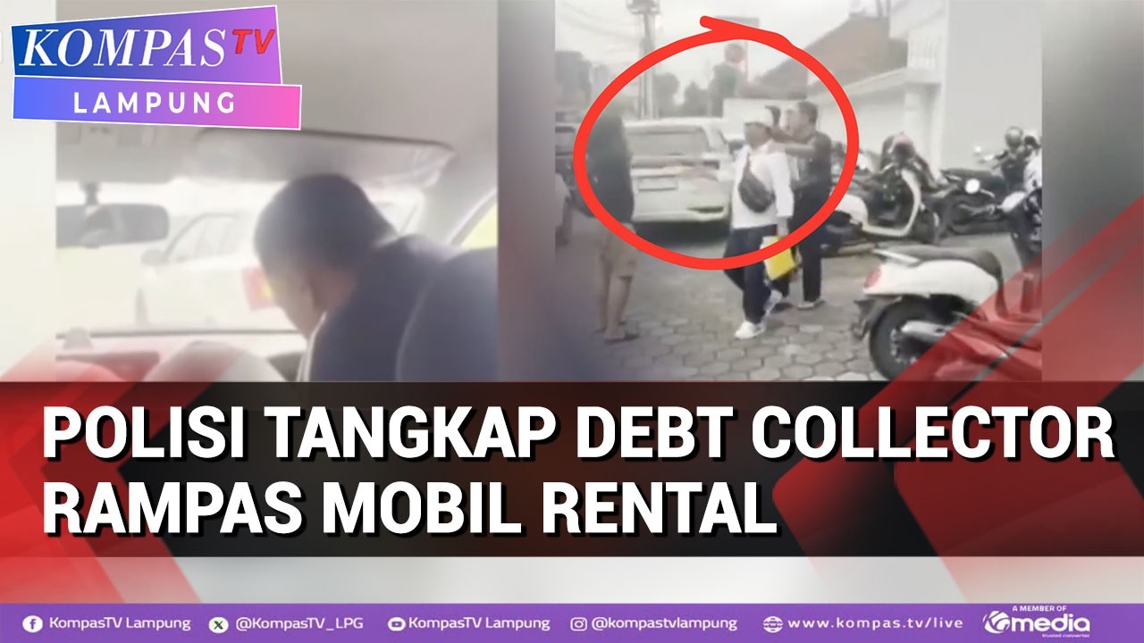 Detik-Detik Polisi Tangkap Debt Collector Rampas Mobil Rental di Semarang