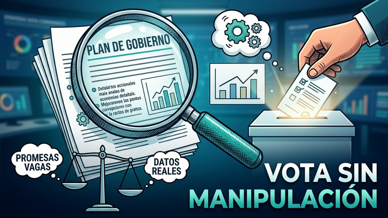 Evaluar un plan de gobierno sin dejarte manipular - Guía 2026