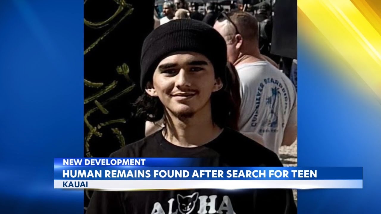 Found human remains ends search for missing 19-year-old fisherman on Kauai