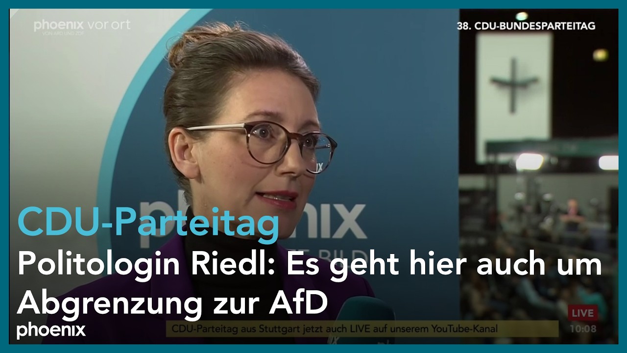 CDU Parteitag: Einordnungen von Prof. Jasmin Riedl (Politikwissenschaftlerin) | 21.02.2026