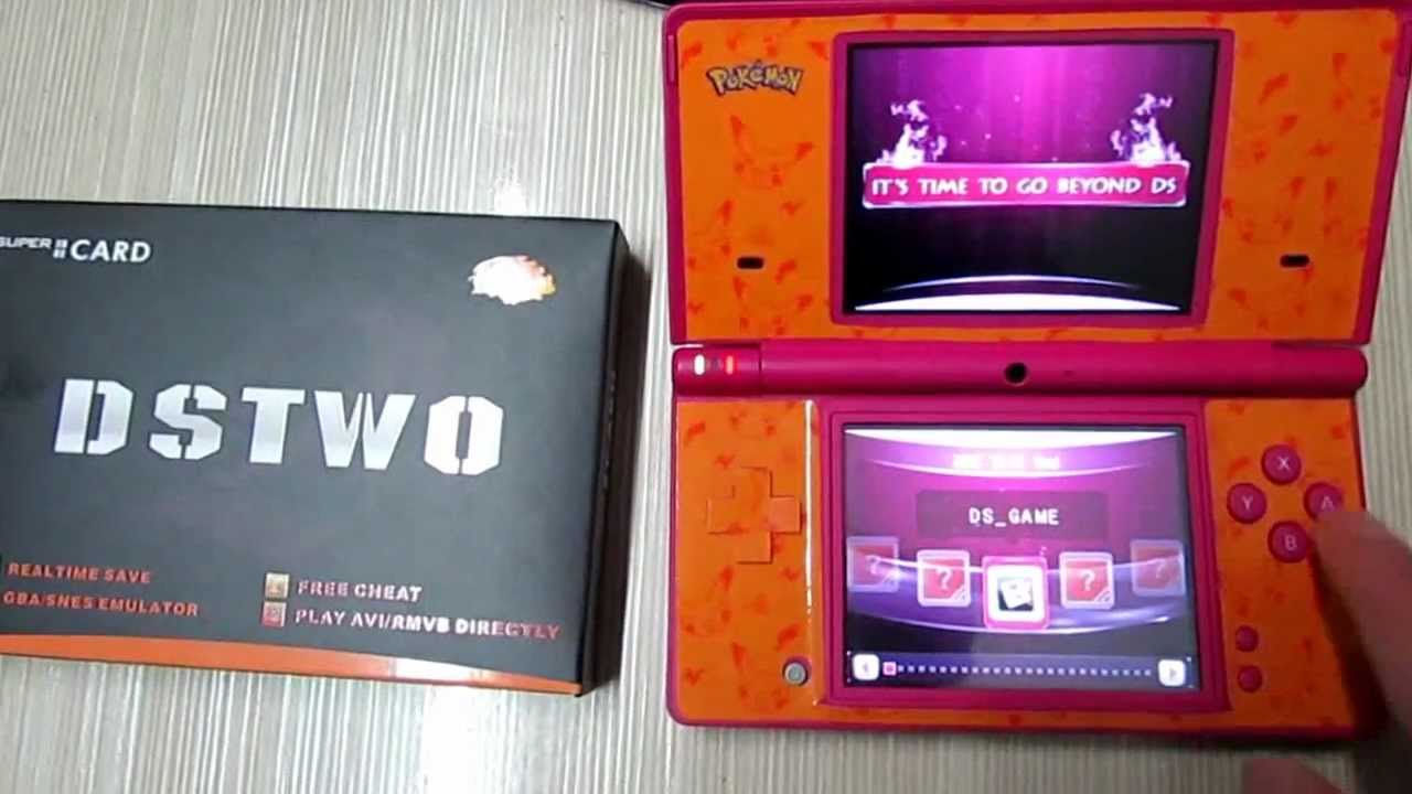 Supercard DSTWO works fine on DSi (XL) ver 1.4.5.flv