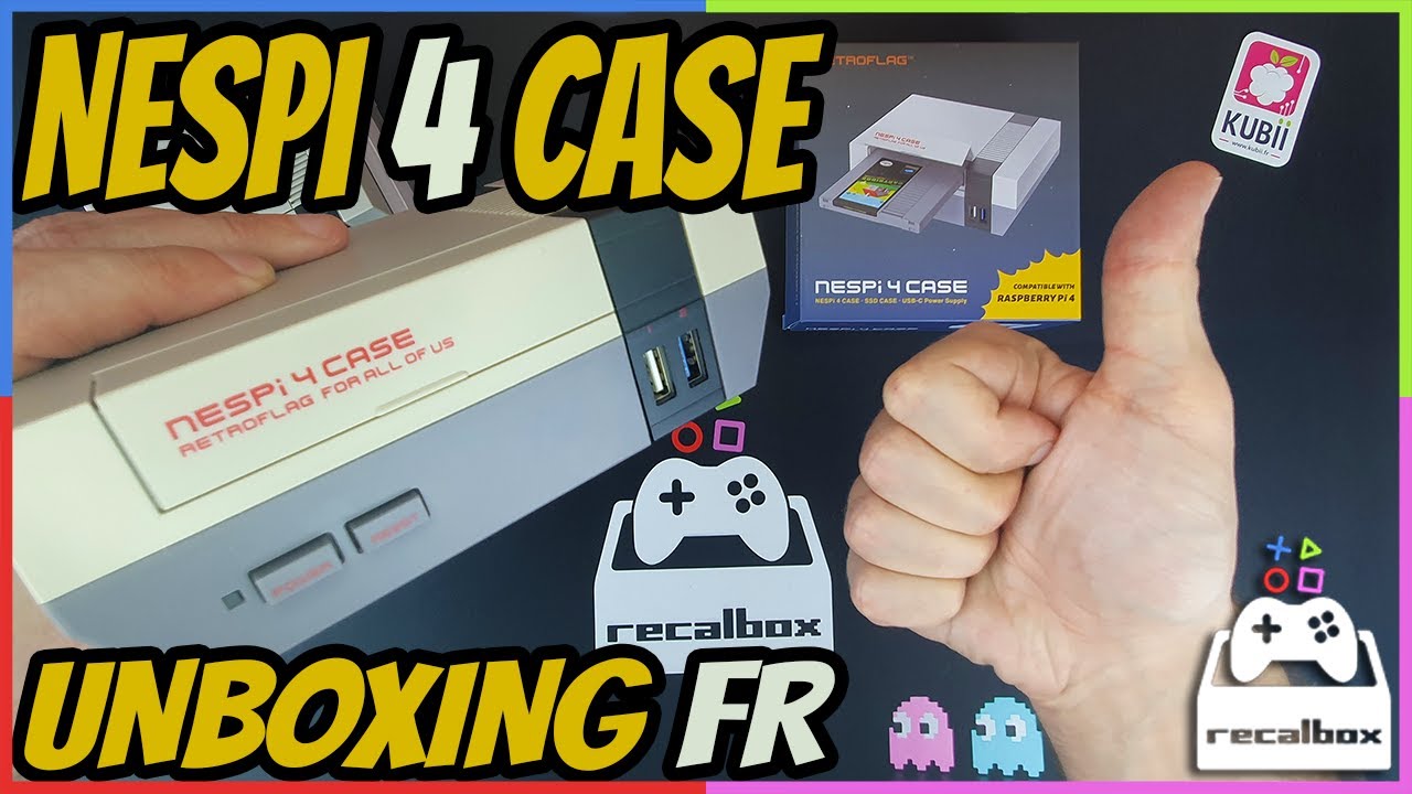 NEW NESPI 4 CASE - RetroFlag Raspberry Pi 4 Case - UNBOXING FR RECALBOX