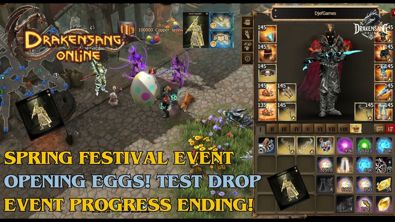 Drakensang Online &ndash; Opening Eggs & Spring Festival Progress Ending! DSO